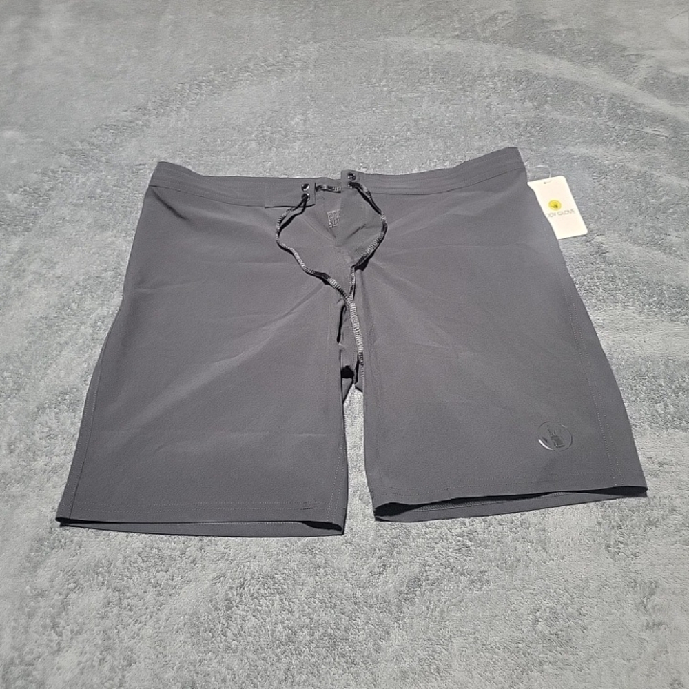 Body Glove Womens Smoothie Harbor Solid Vapor Boardshort Black Size L/G